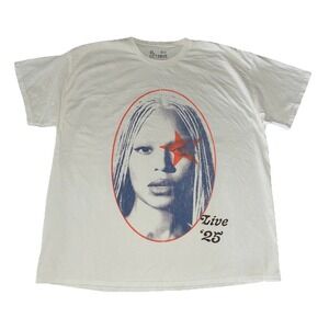 Beyonce‎ YAYA Tee XL White Cowboy Carter Tour 2025 Merch Oversized NEW *flaws